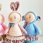 Projeto Digital PDF: Molde Coelhinho e Ovelhinha