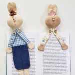 Projeto Digital PDF: Molde Coelhos Marcadores