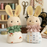 Projeto Digital PDF: Molde Coelhos Fofos - Imagem 2